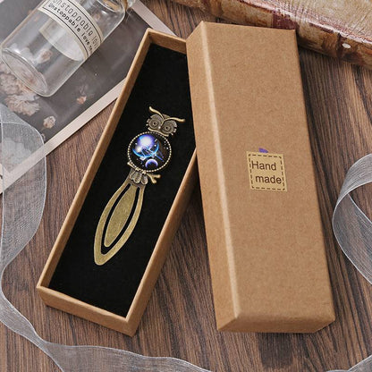 Stationery | Retro Owl Alloy Bookmark