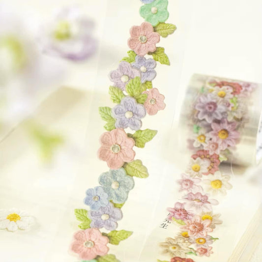 Coming Soon | Embroidered Dream Flower Sticker Tape Series
