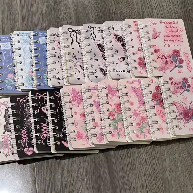 Coming Soon | A7 Small Rose Butterfly Notebook