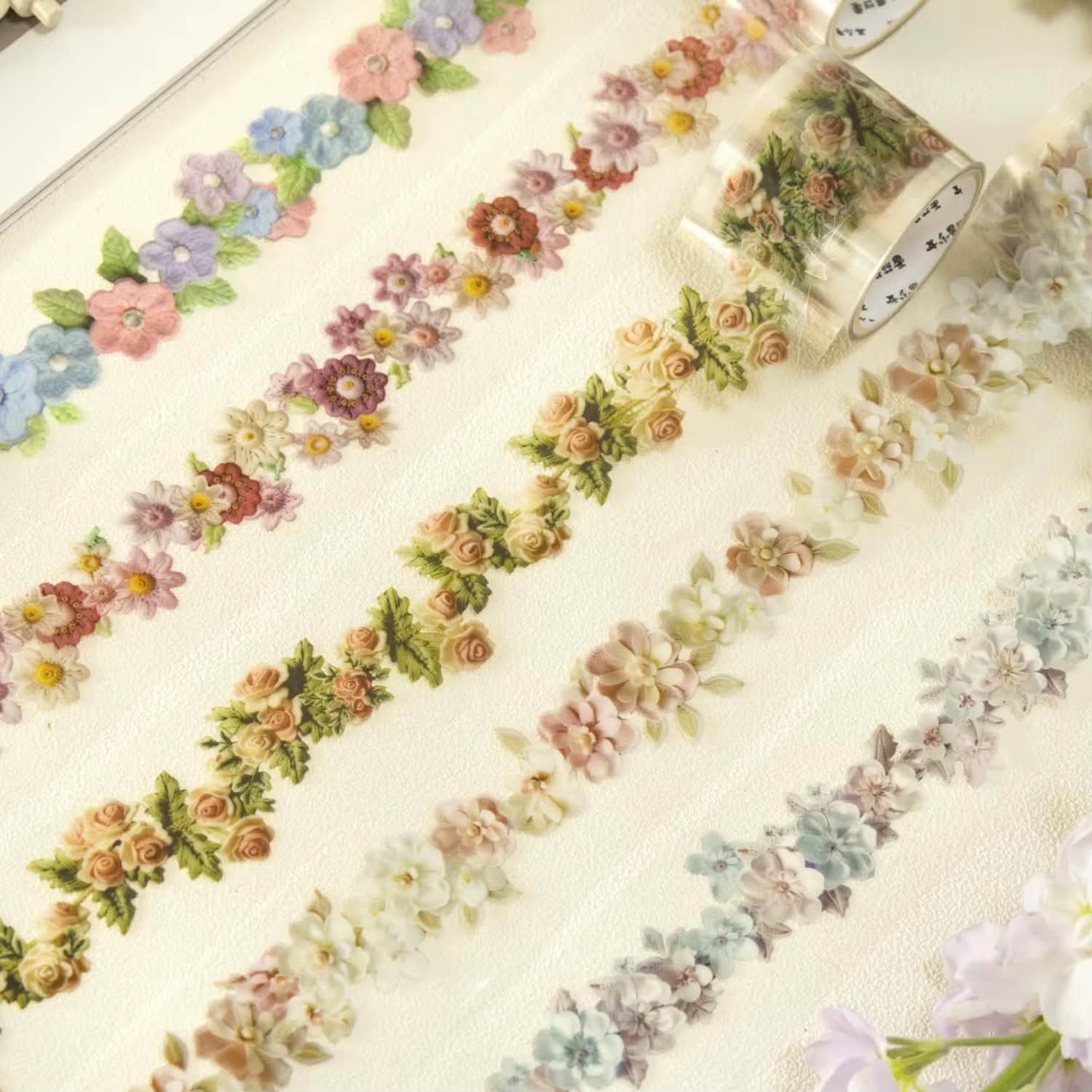 Coming Soon | Embroidered Dream Flower Sticker Tape Series