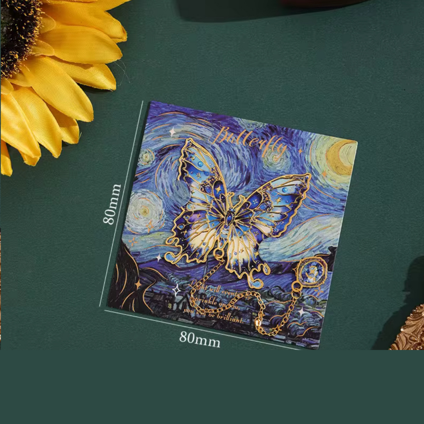 Metal Craft Butterfly Bookmark