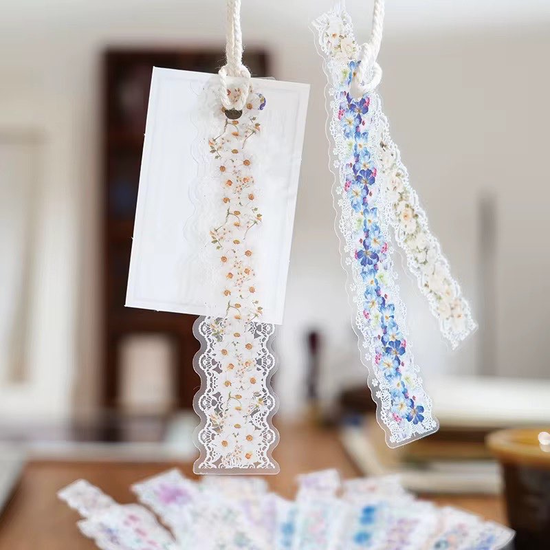 30 Shts Lace Flower Stickers