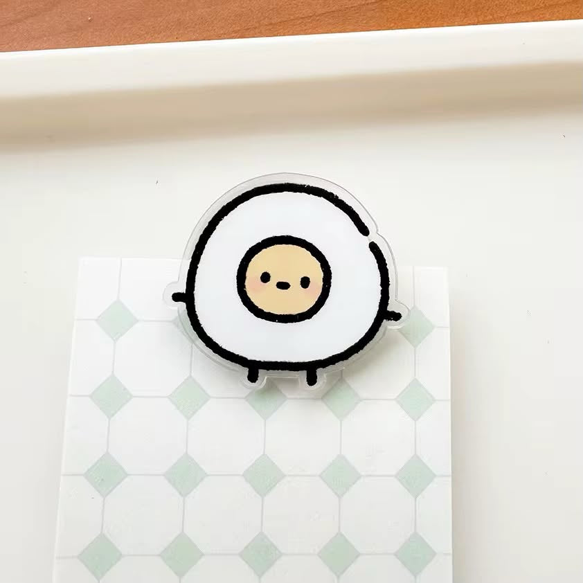 Coming Soon | Veggie Cartoon Acrylic Clip