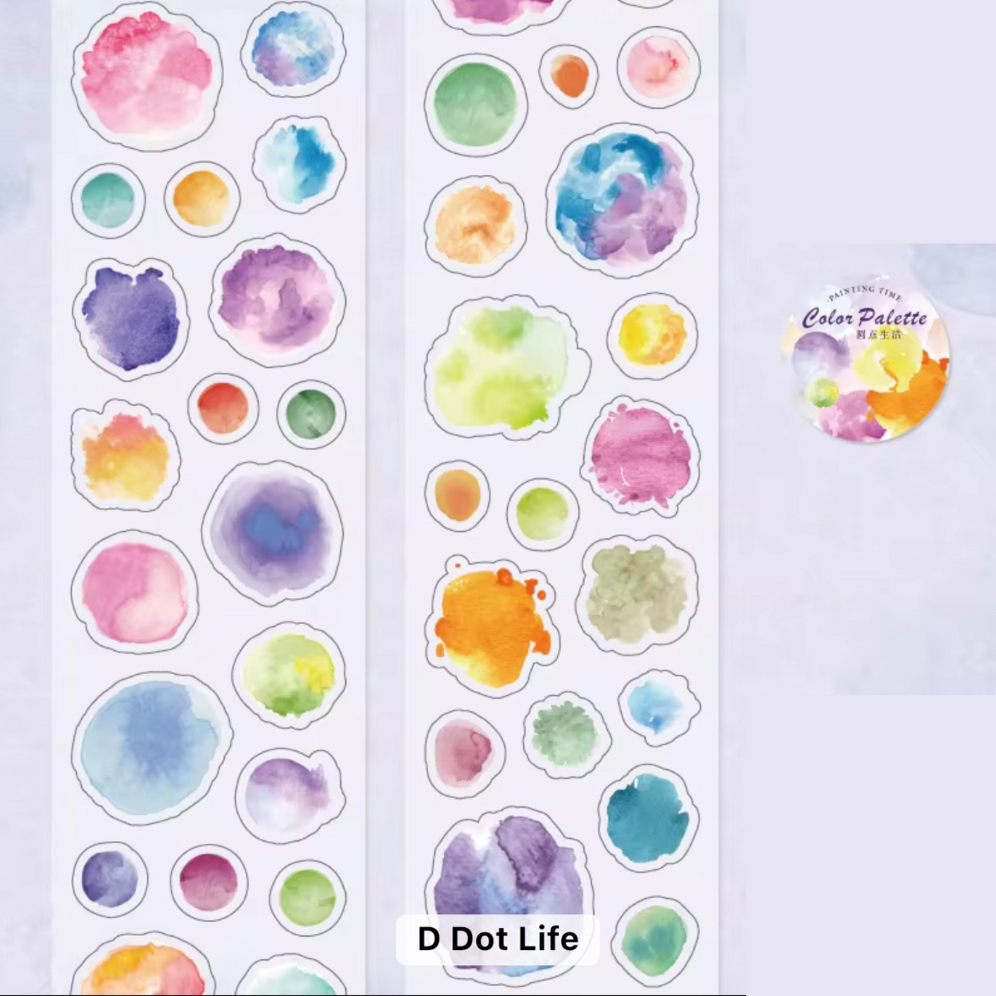 Colour Palette Sticker Roll