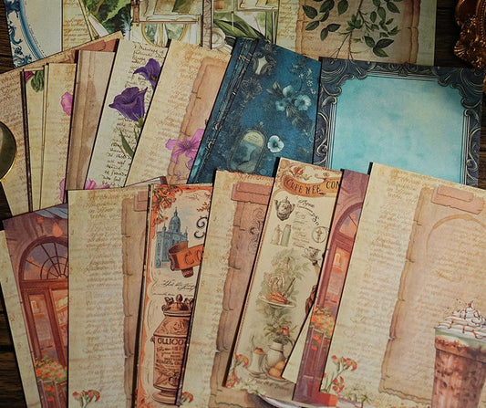 Retro Base Paper Materials