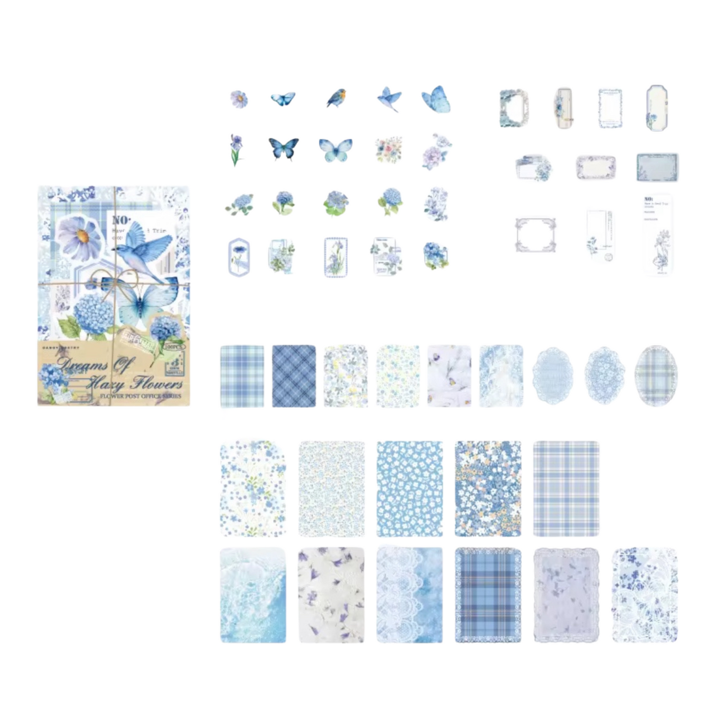 Flower Post Office Paper Materials