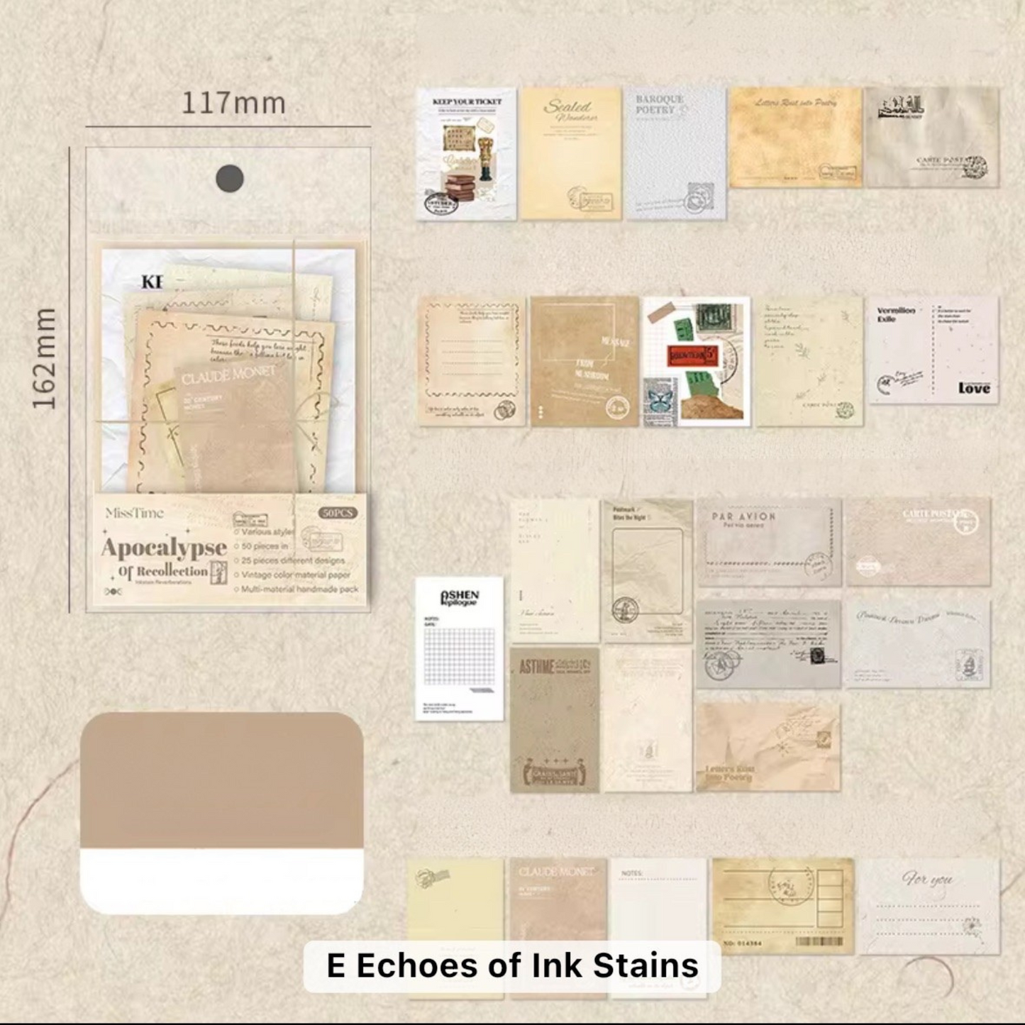 Memories of Apocalypse Paper Materials