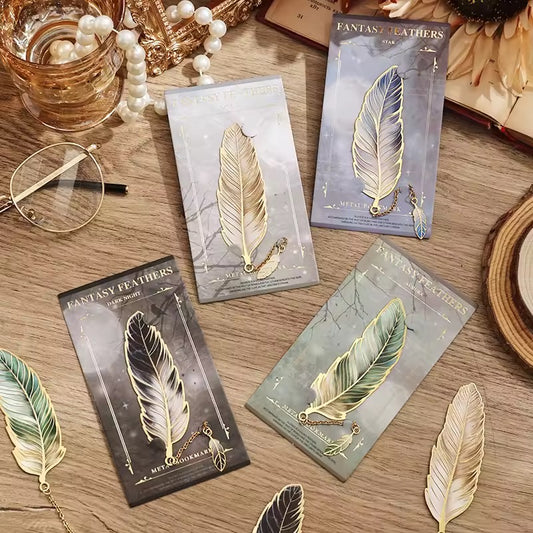 Coming Soon | Feather Metal Bookmark