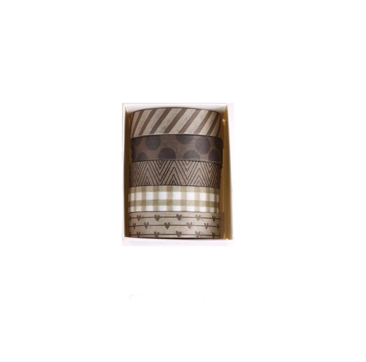 Set of 5 Mori Washi Tapes
