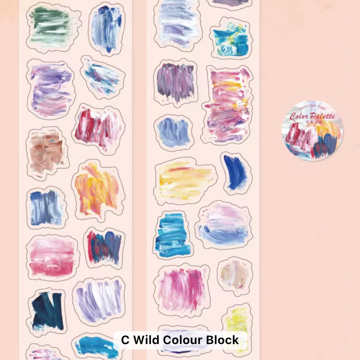 Colour Palette Sticker Roll