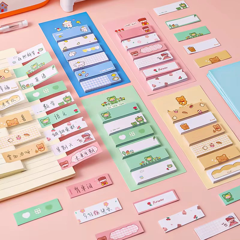 Cute Label Sticky Notepads