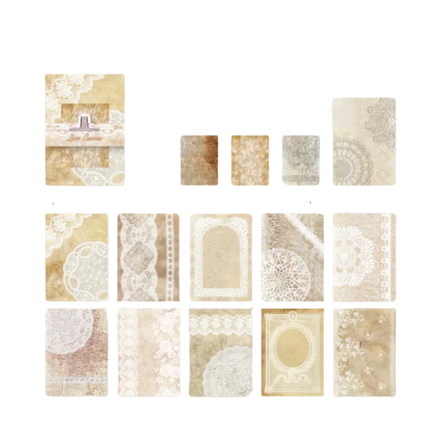 Embossed Vintage Paper Materials