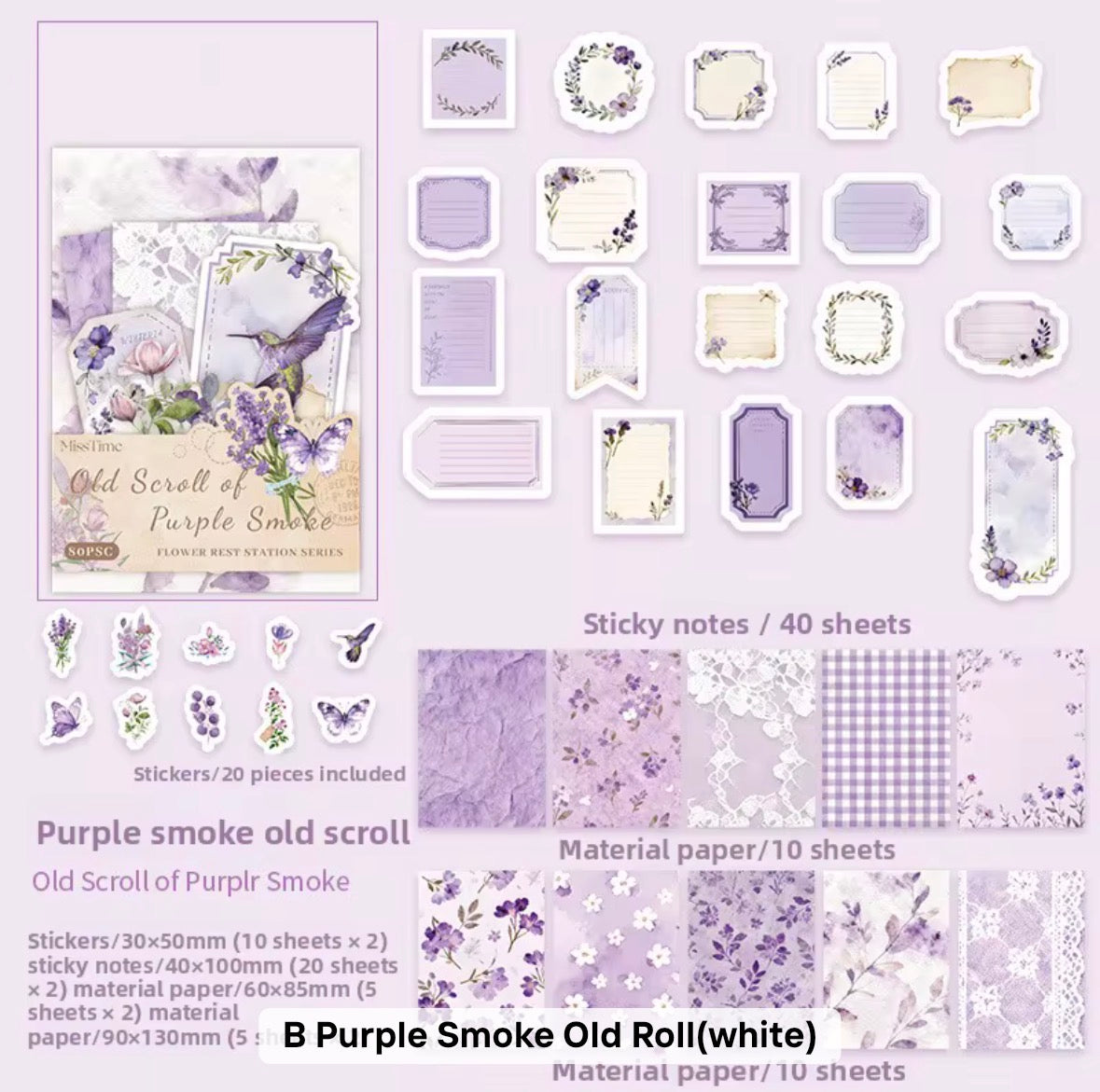Coming Soon | 80 Pcs Flower Rest Station Paper Materials