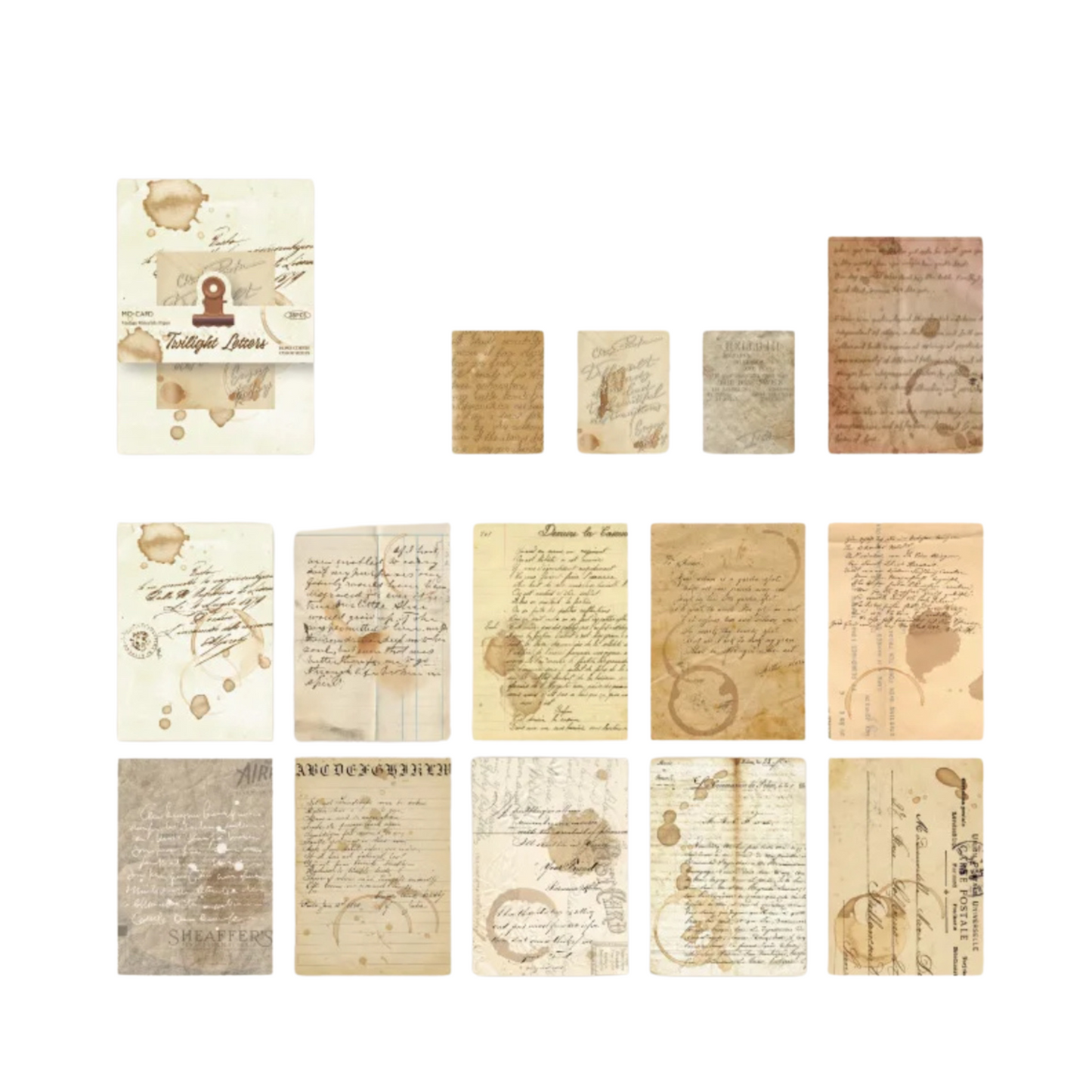 Embossed Vintage Paper Materials