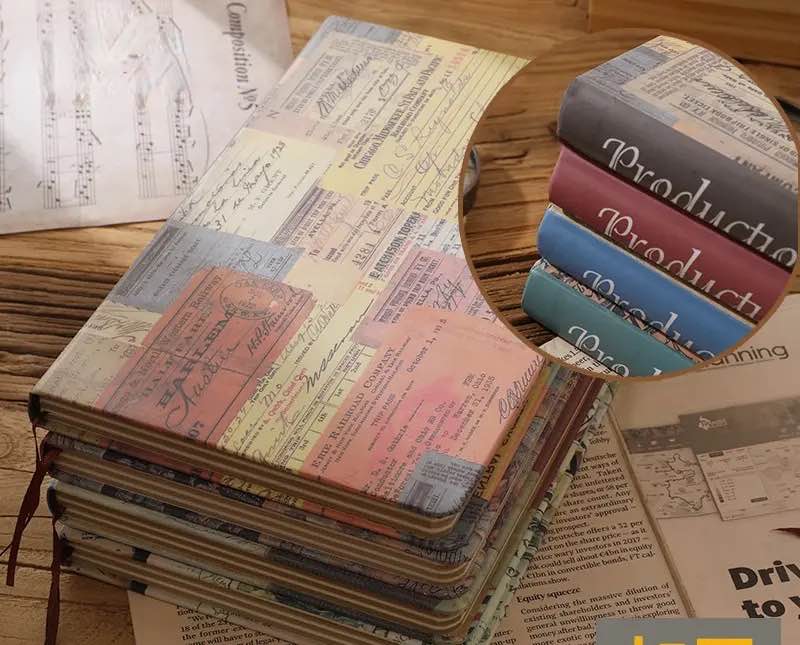A5 Creative Retro Notebook