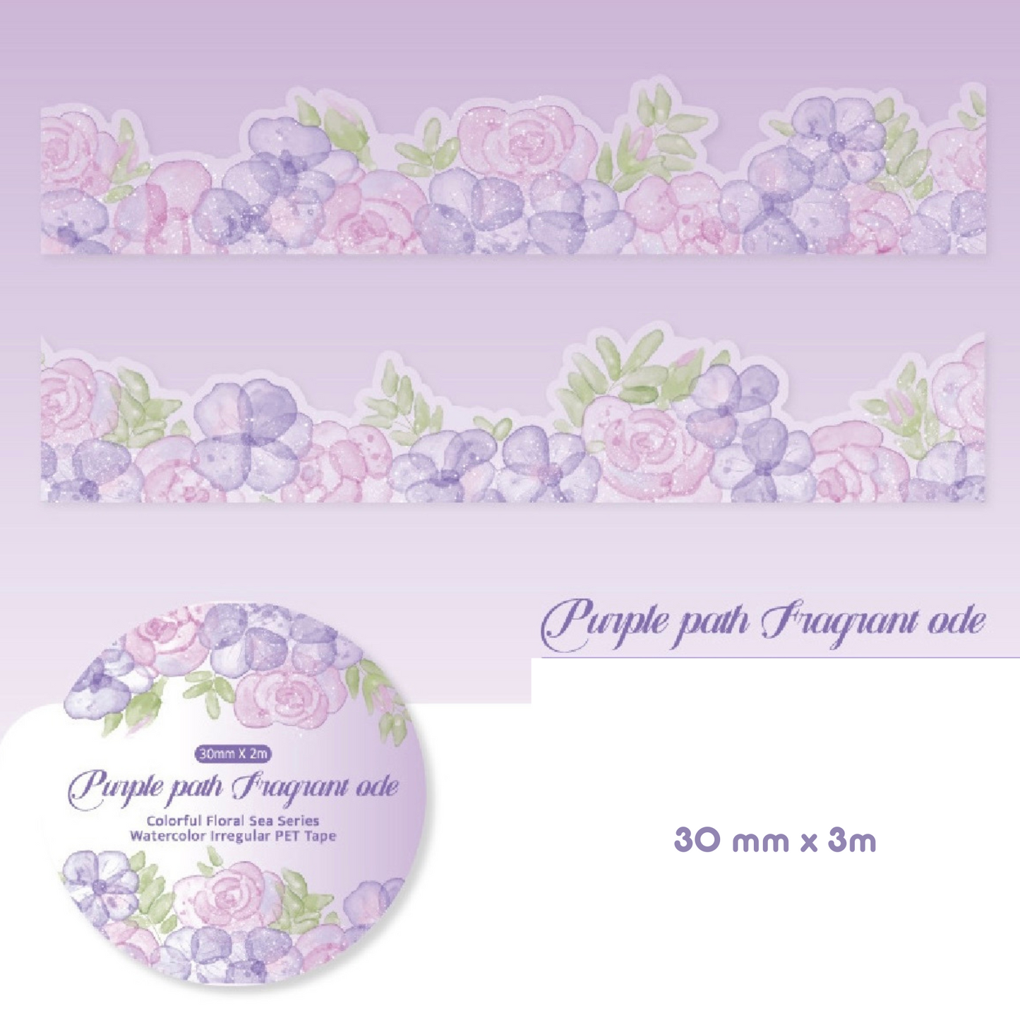 Coming Soon | Vibrant Floral Sea Sticker Roll