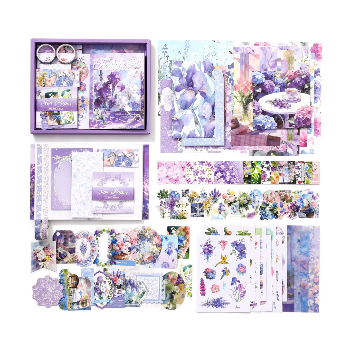 Twilight Iris Notebook Set