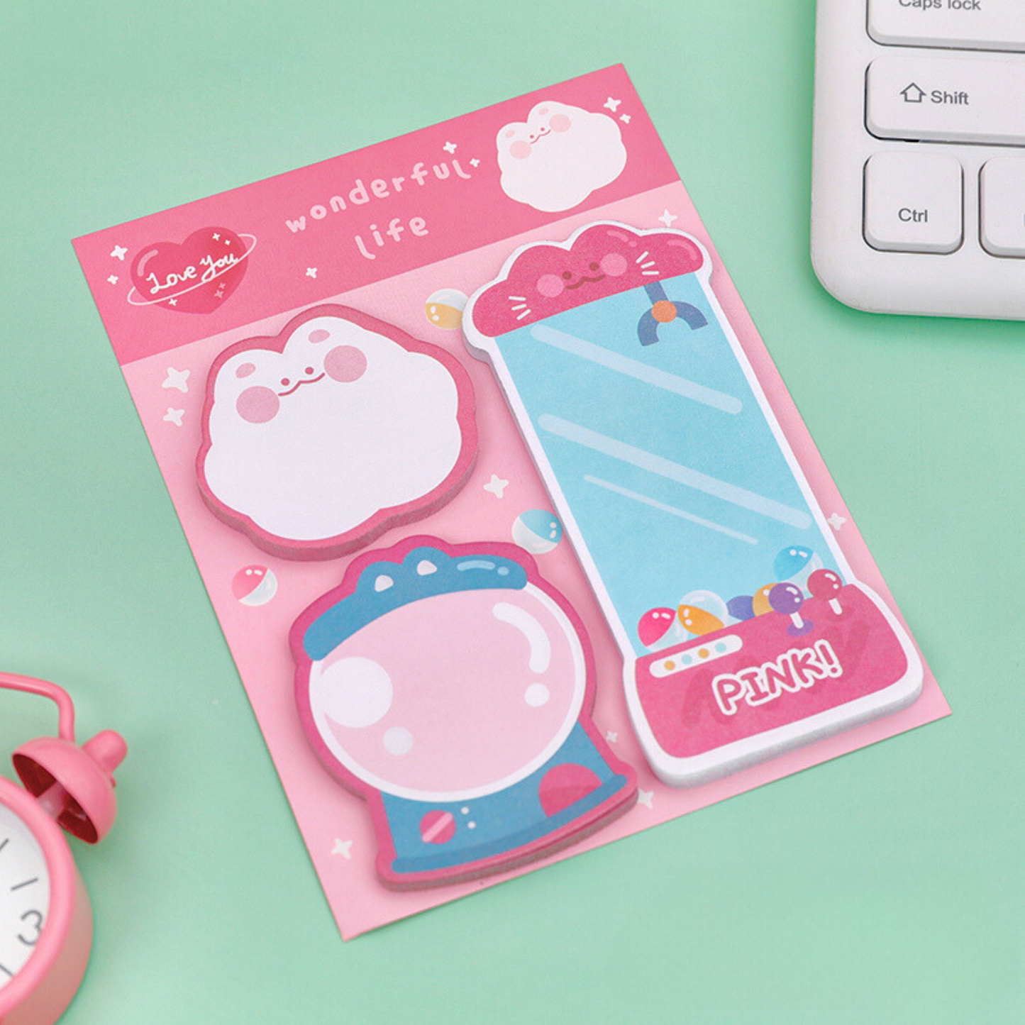 60 Pcs Cute-Sticky Memo Pads