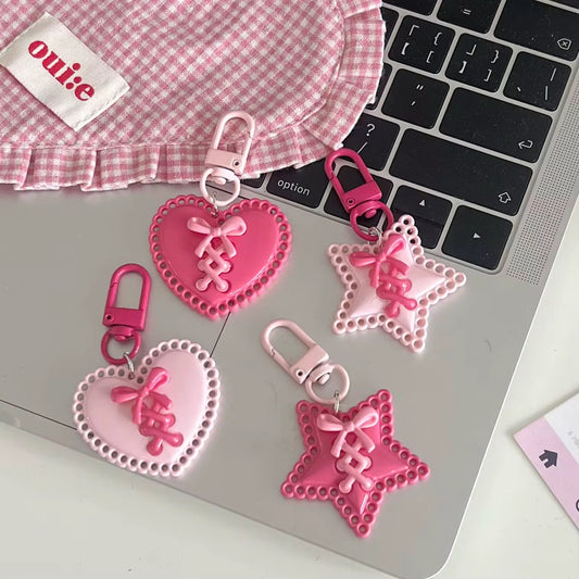 Coming Soon | Y2K Heart & Star Keychain