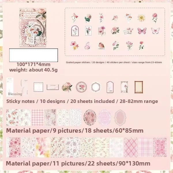 Coming Soon | 100 Shts of Flower Past Paper Materials