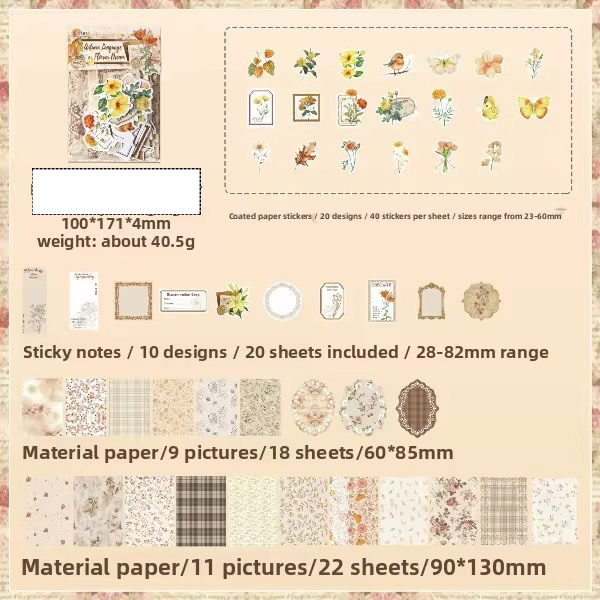 Coming Soon | 100 Shts of Flower Past Paper Materials