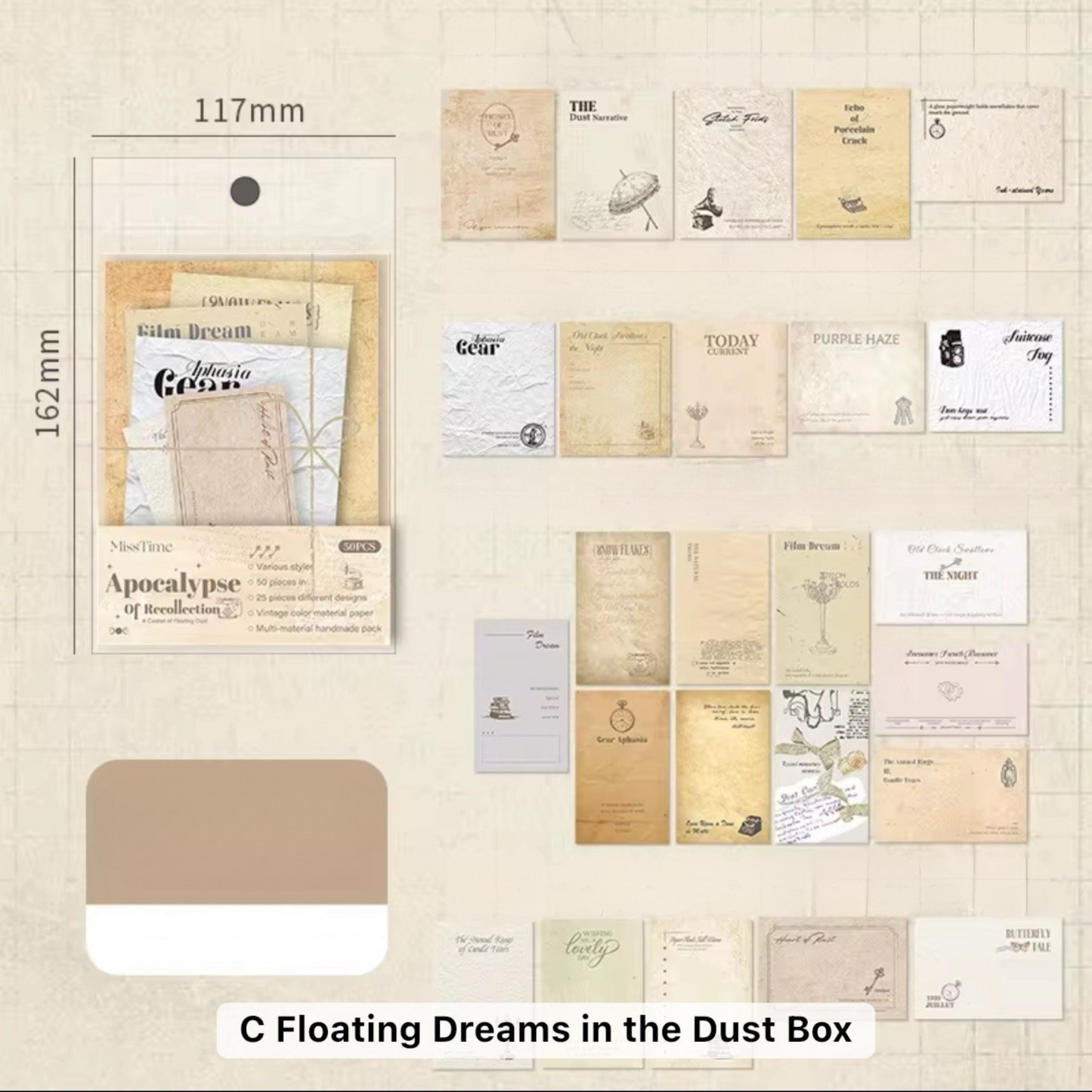 Memories of Apocalypse Paper Materials