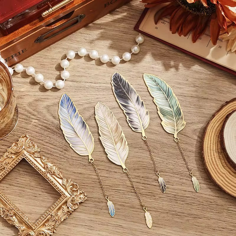 Coming Soon | Feather Metal Bookmark