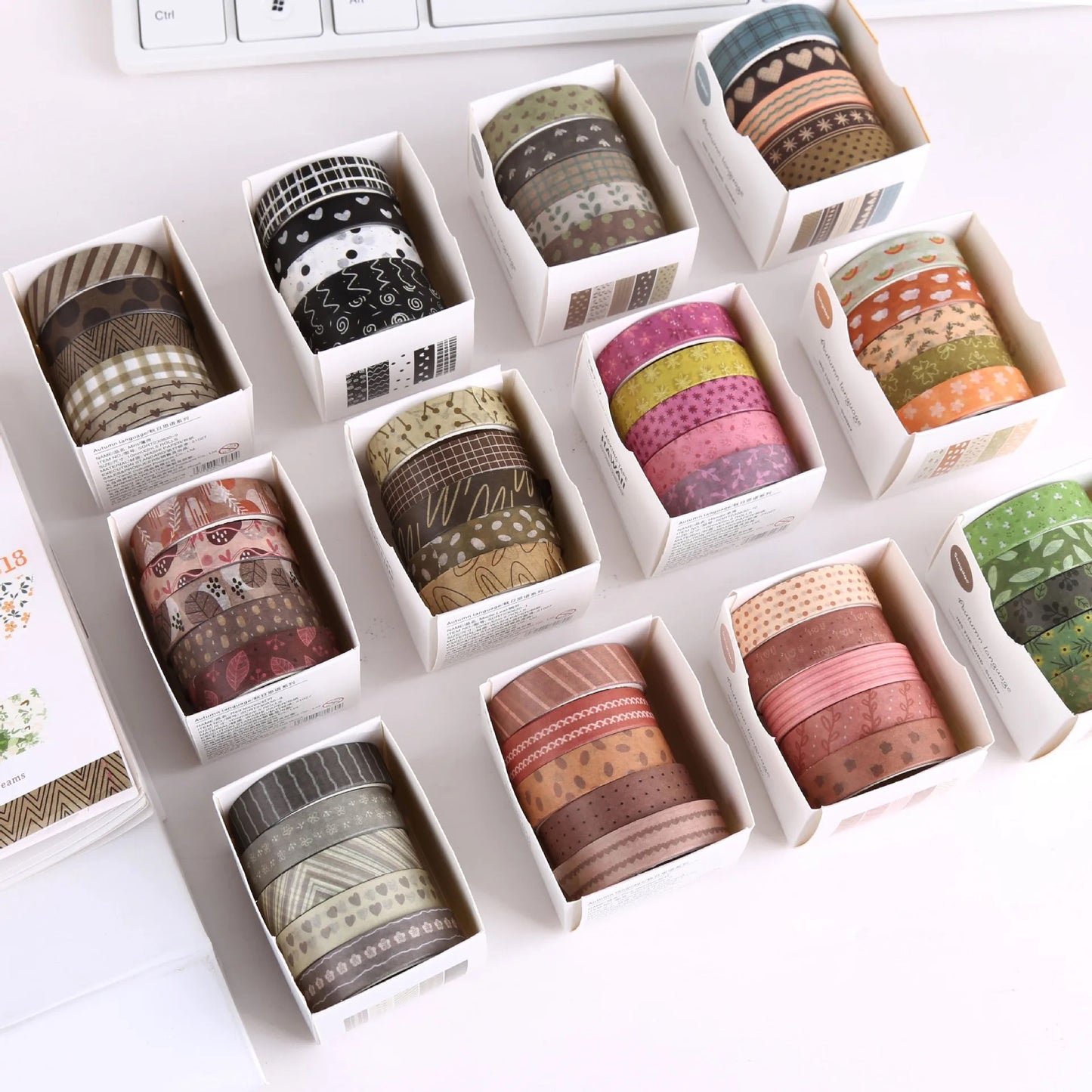 Set of 5 Mori Washi Tapes