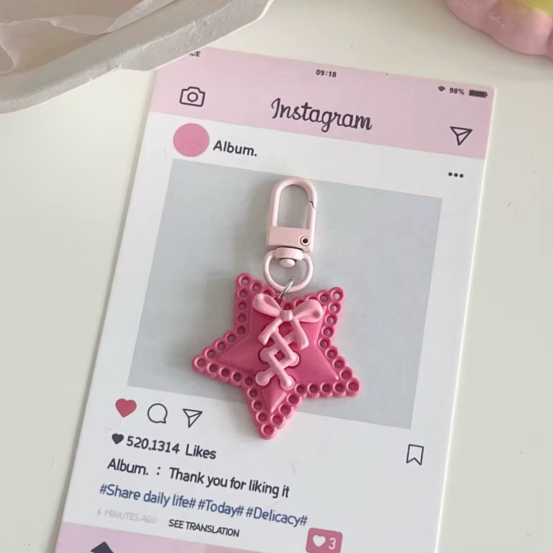 Coming Soon | Y2K Heart & Star Keychain