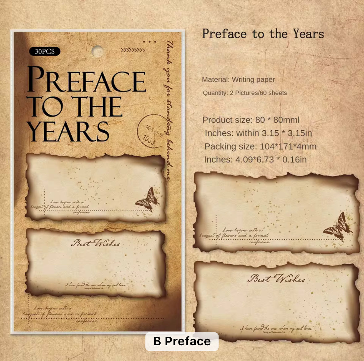 Telling the Years Series Notepad