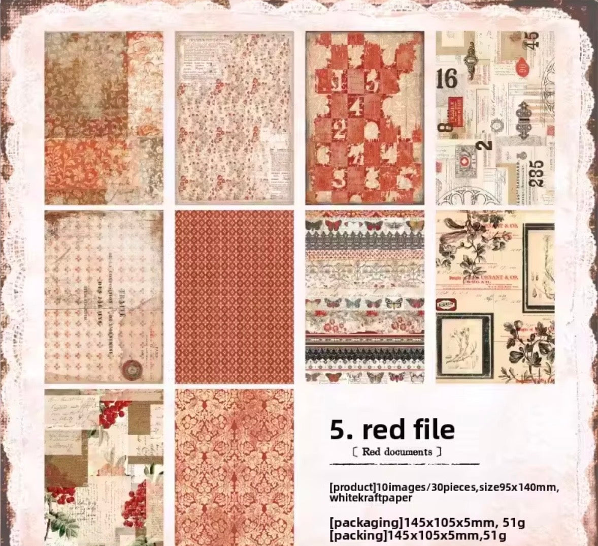 Coming Soon | 30 Shts of Dream about the Past Paper Materials