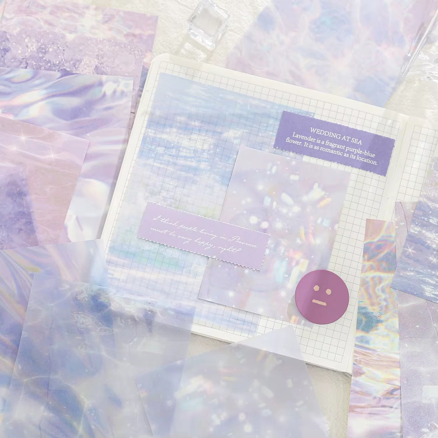 20 Pcs Water Ripples Paper Materials