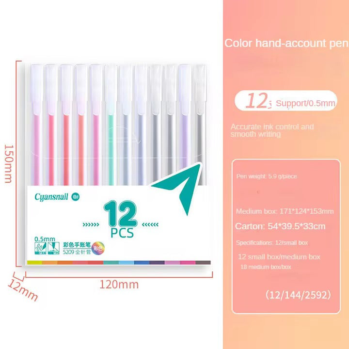 Coming Soon | Pack of 12 Coloured Ink Gel Pens 0.5mm Tip