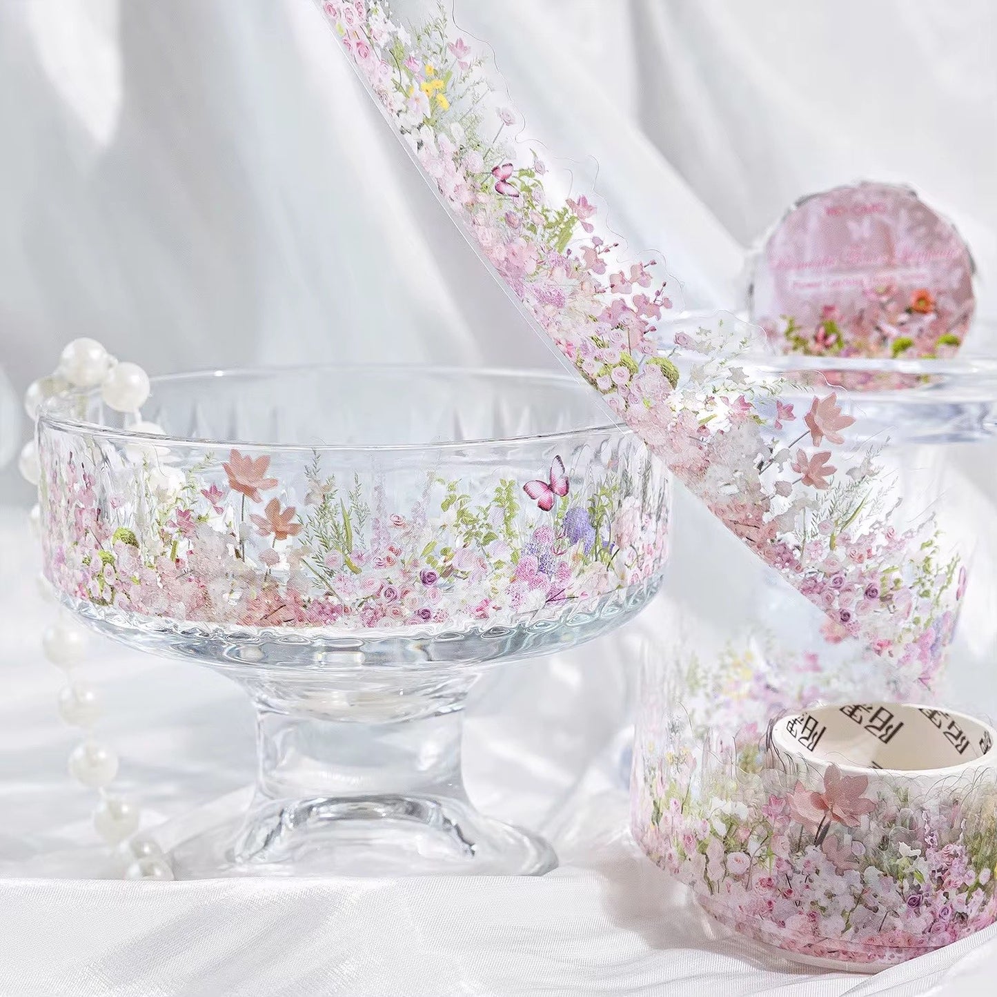 Dream-Catching Flower Sticker Roll