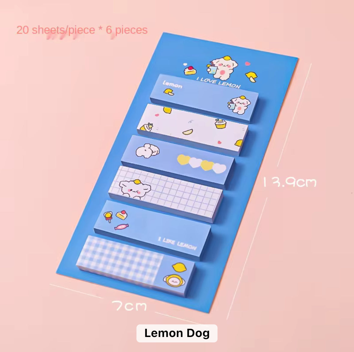 Cute Label Sticky Notepads