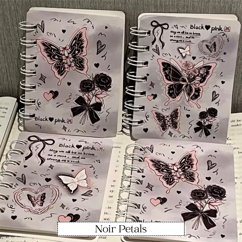 Coming Soon | A7 Small Rose Butterfly Notebook