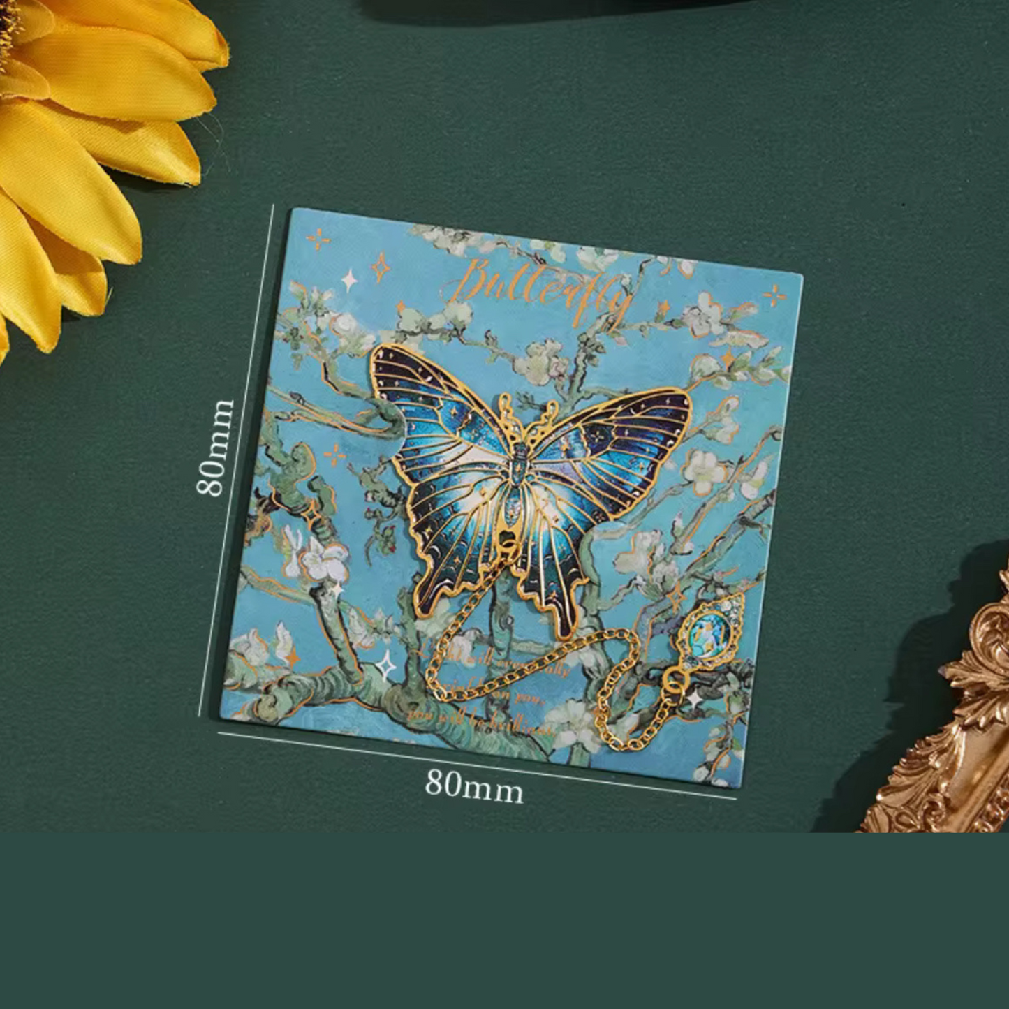Metal Craft Butterfly Bookmark