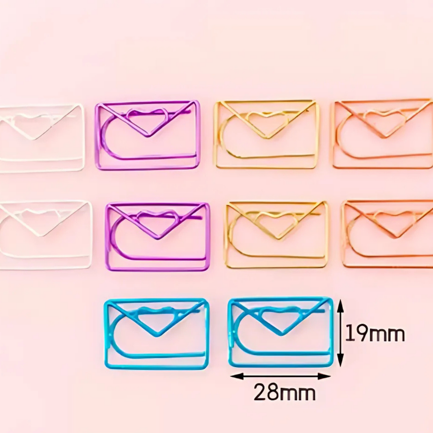 Metal Paper Clip Set
