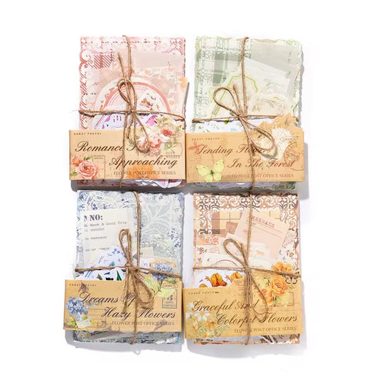 Flower Post Office Paper Materials