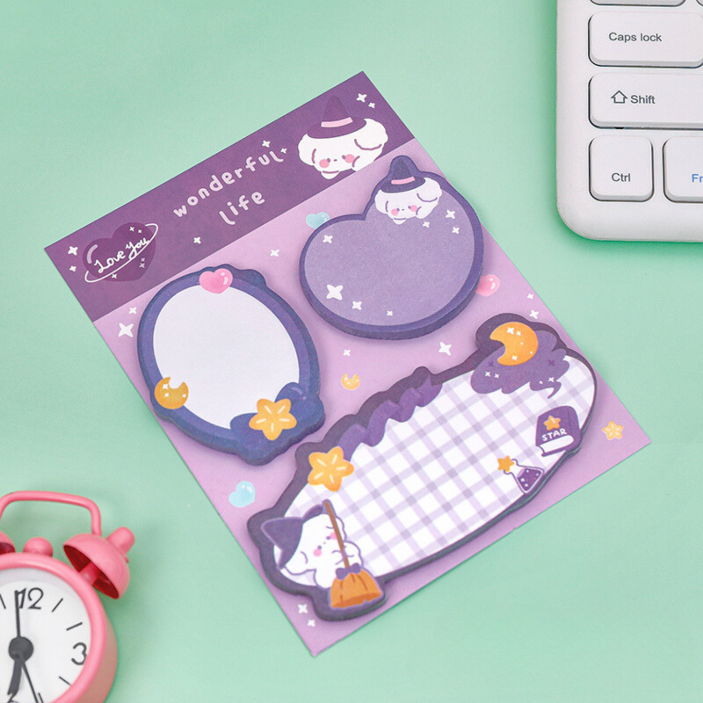 60 Pcs Cute-Sticky Memo Pads
