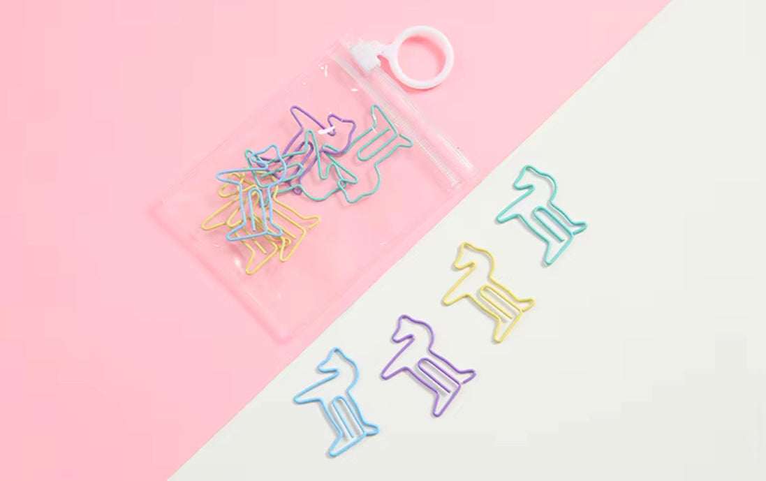 Candy-Coloured Paper Clip Set