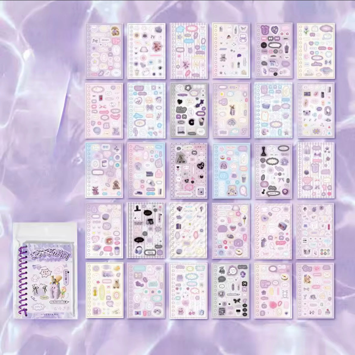 Scattered Fragments Sticker Book
