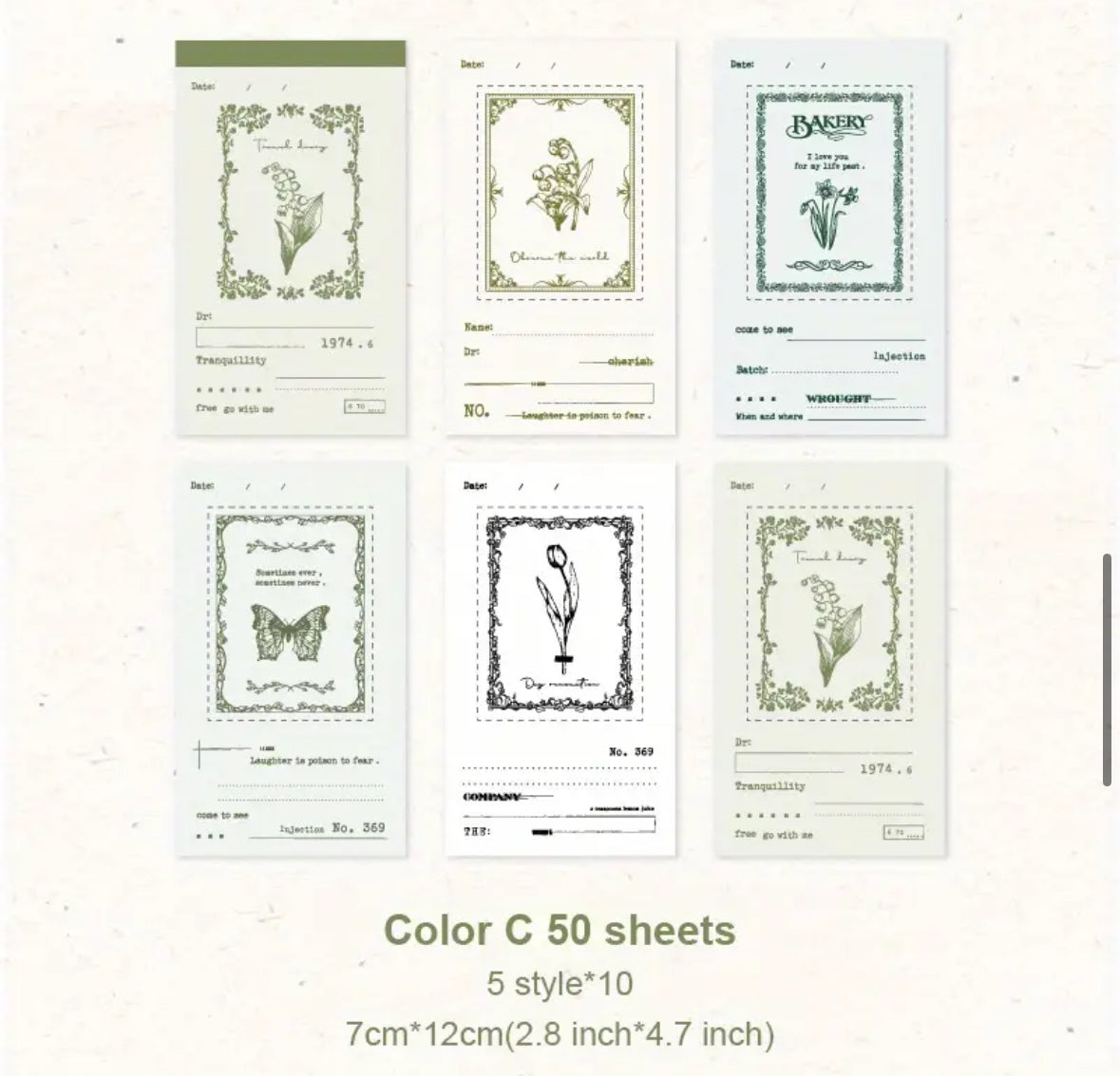 50 Shts Aesthetic Handbook