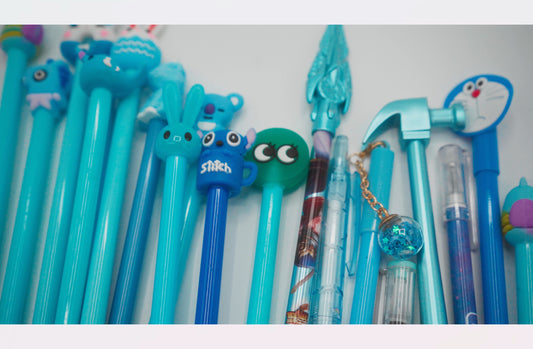 Stationery | Cute Blue Pens