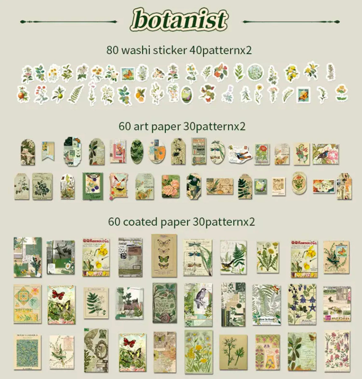 Vintage Scrapbook Supplies