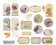 40 Pcs Vintage Scrapbooking Stickers