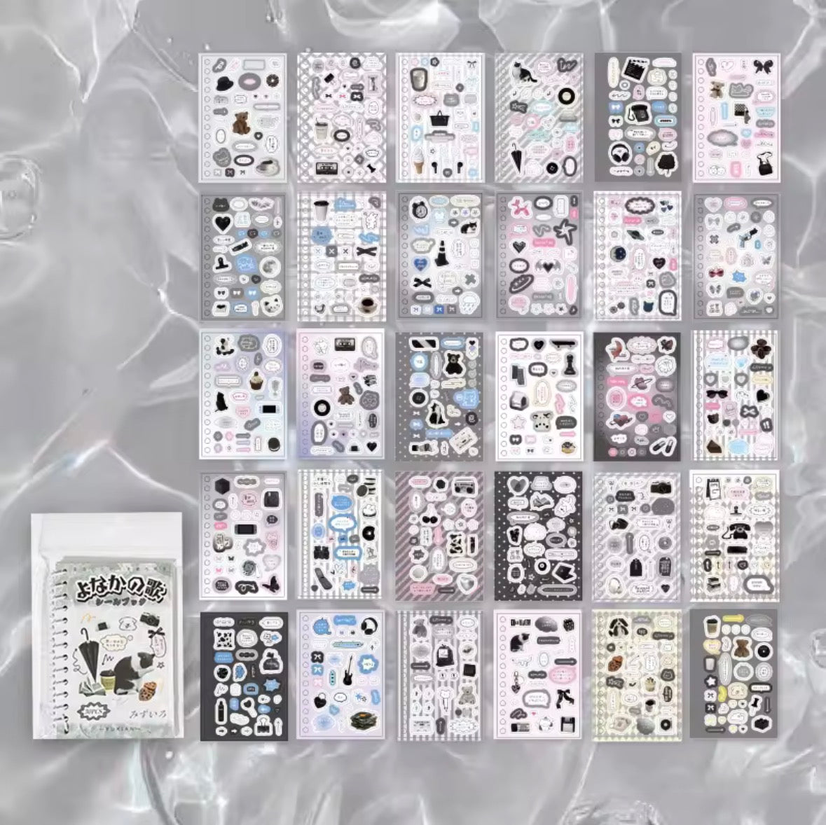 Scattered Fragments Sticker Book