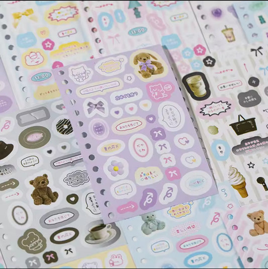 Scattered Fragments Sticker Book