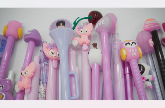 Stationery | Cute Purple Pens