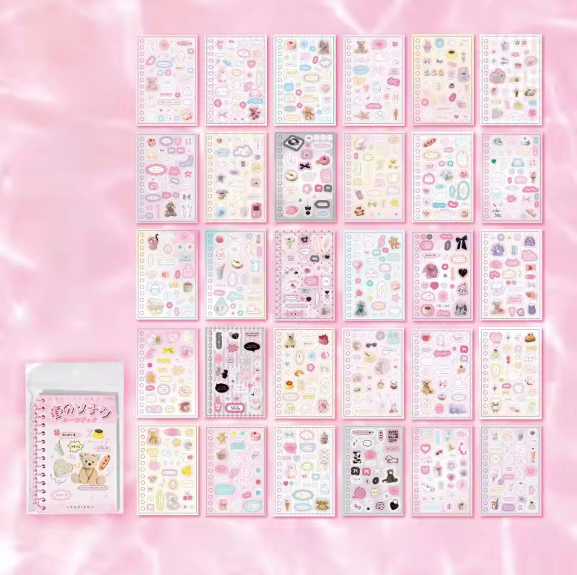 Scattered Fragments Sticker Book